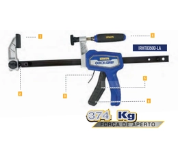 Grampos Híbridos Rápidos/Sargento